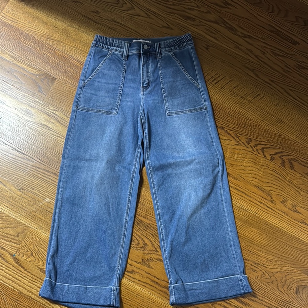 Vici Boutique Wide-Leg Denim Jeans